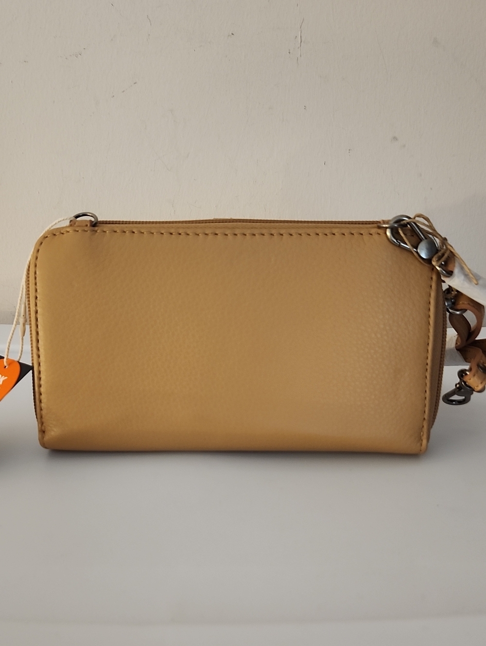 The Sak Crossbody Wallet in Tan - Picture 4 of 11